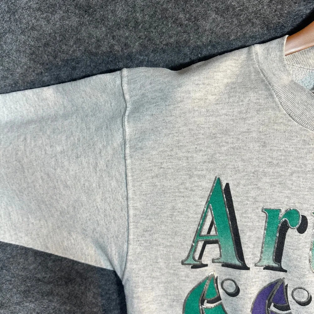 Tee Jays Aruba‎ Dutch Antilles Graphic Sweatshirt Mens Medium Gray Sailboats
